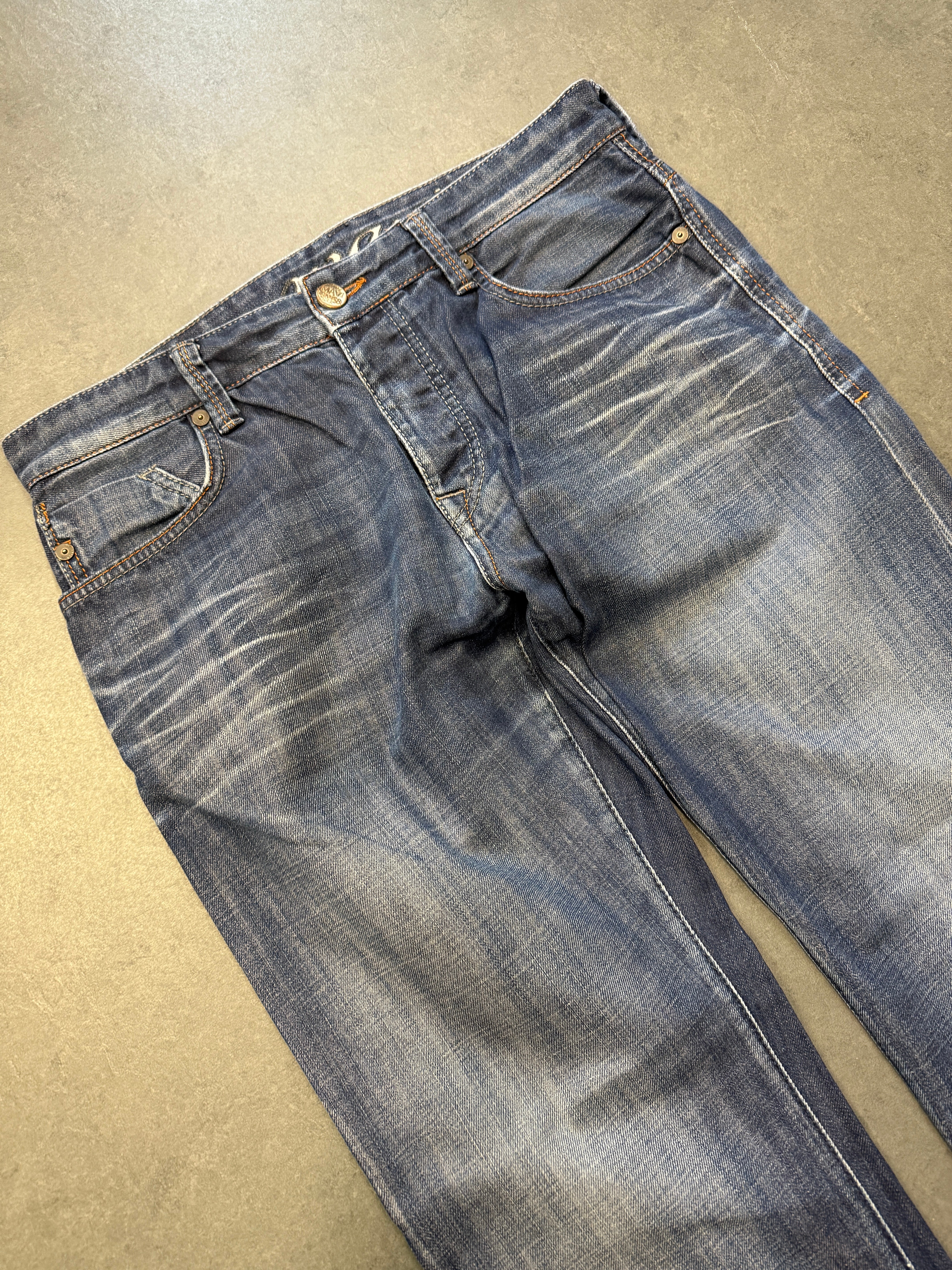 VINTAGE WASHED STRAIGHTLEG JEANS W34 L32