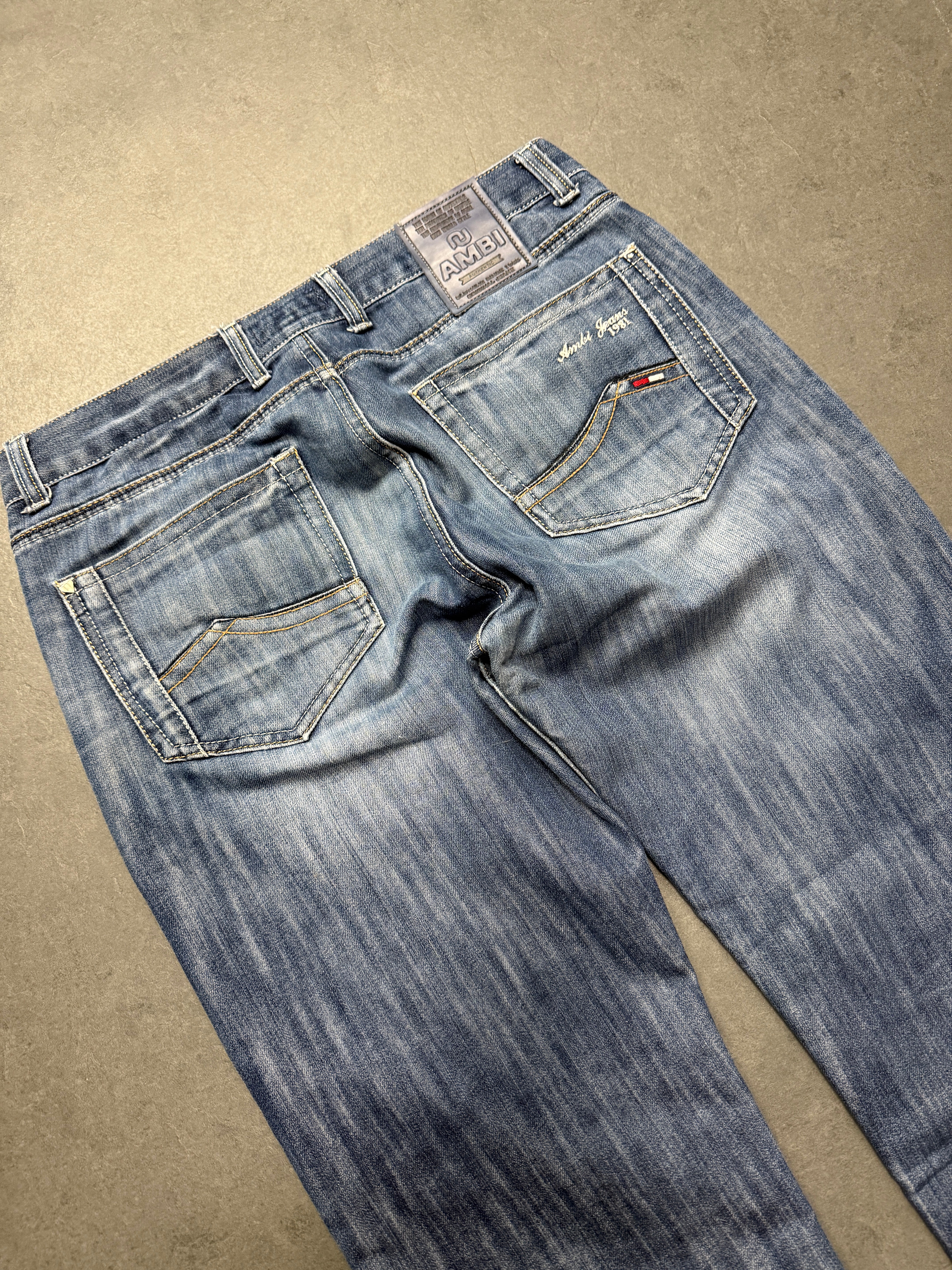 VINTAGE WASHED STRAIGHTLEG JEANS W34 L34