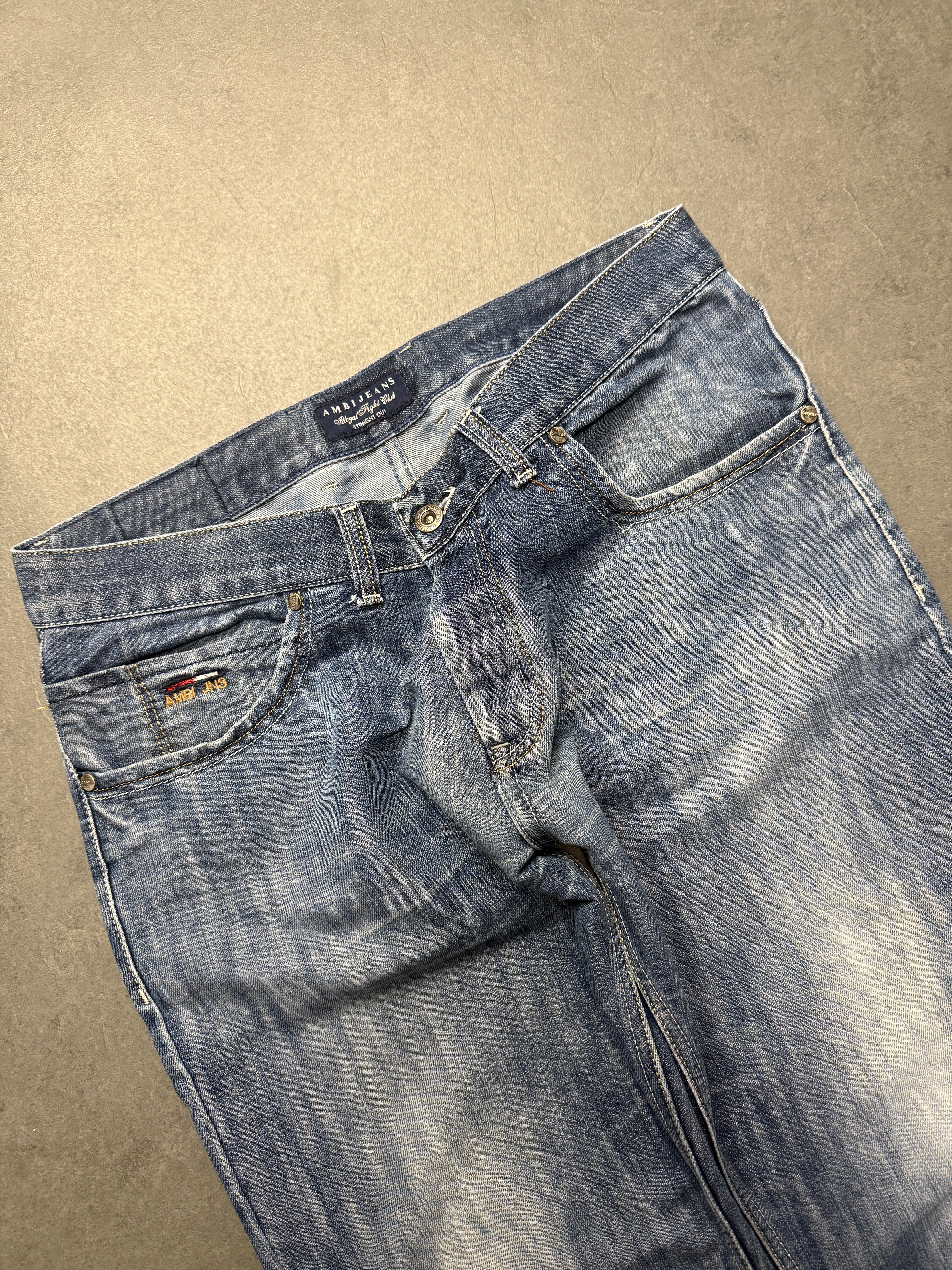VINTAGE WASHED STRAIGHTLEG JEANS W34 L34
