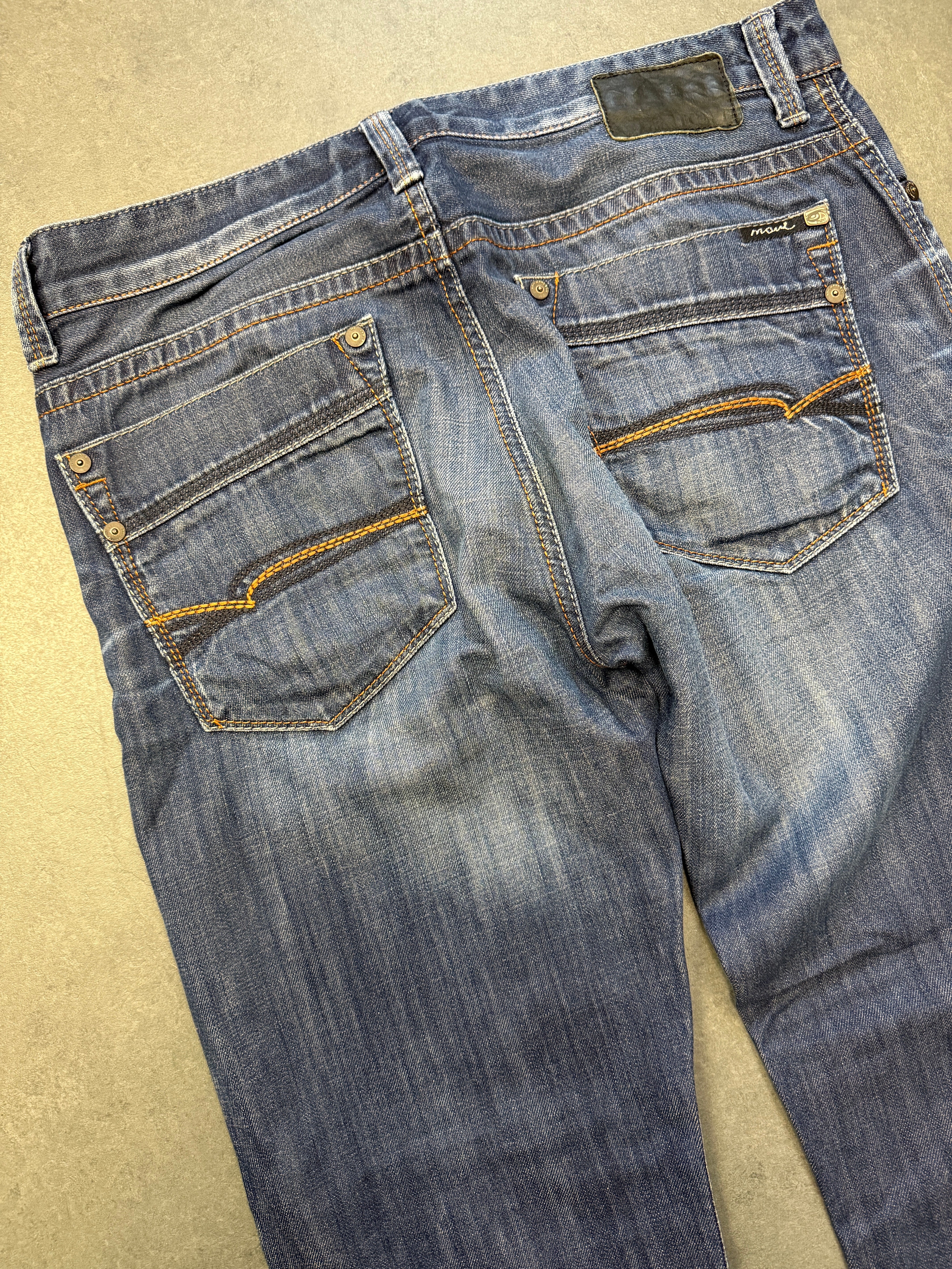 VINTAGE WASHED STRAIGHTLEG JEANS W34 L32