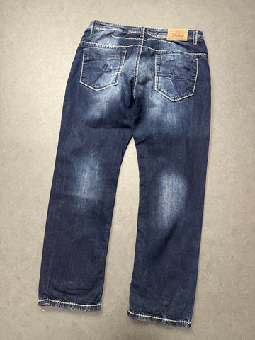 VINTAGE WASHED STRAIGHTLEG JEANS W36 L32