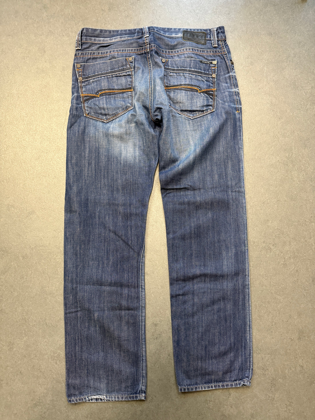 VINTAGE WASHED STRAIGHTLEG JEANS W34 L32