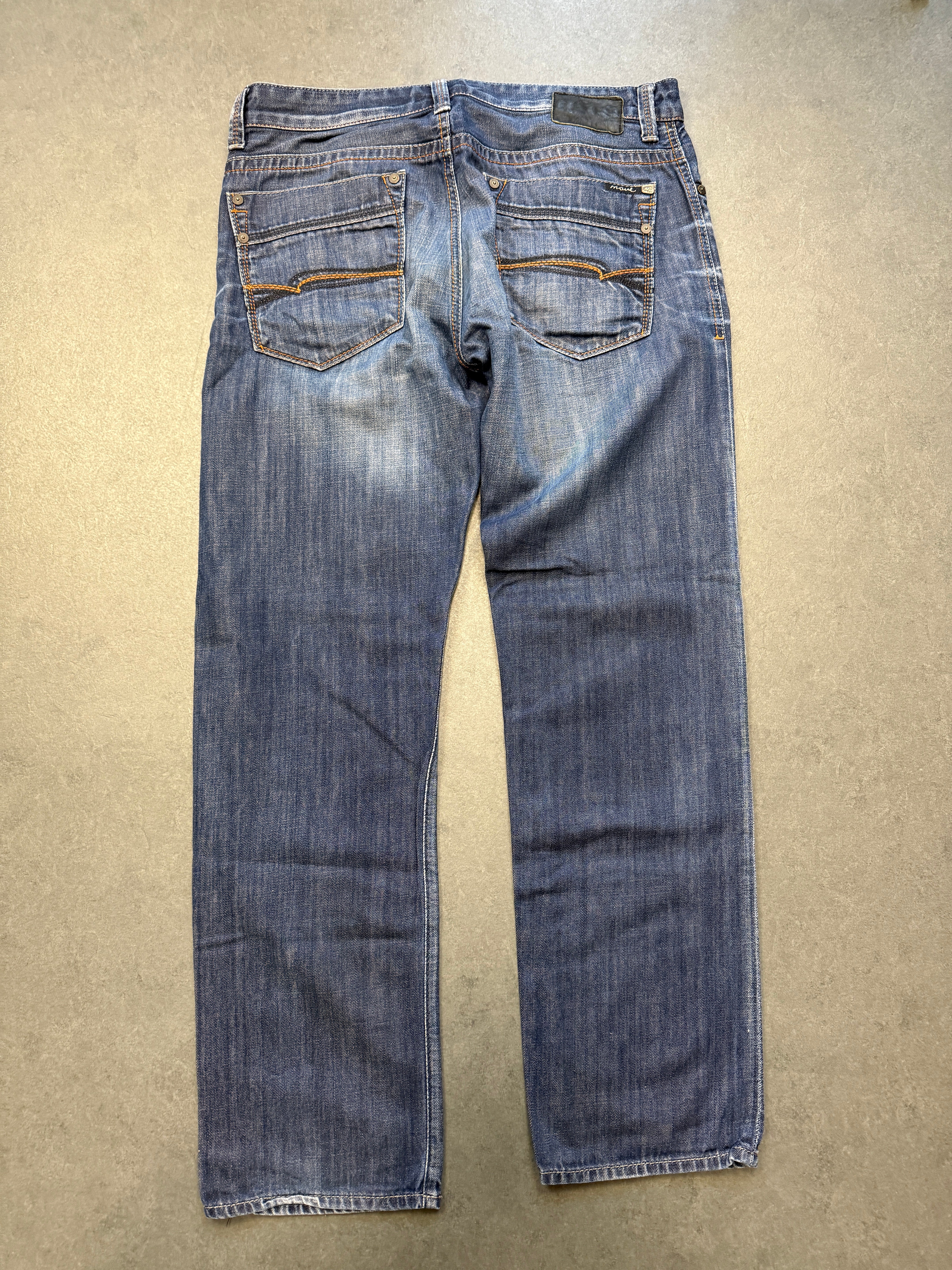 VINTAGE WASHED STRAIGHTLEG JEANS W34 L32