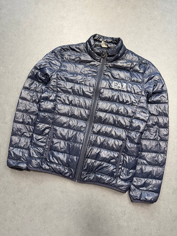 EA7 JACKE DUNKELBLAU GLÄNZEND (XL)