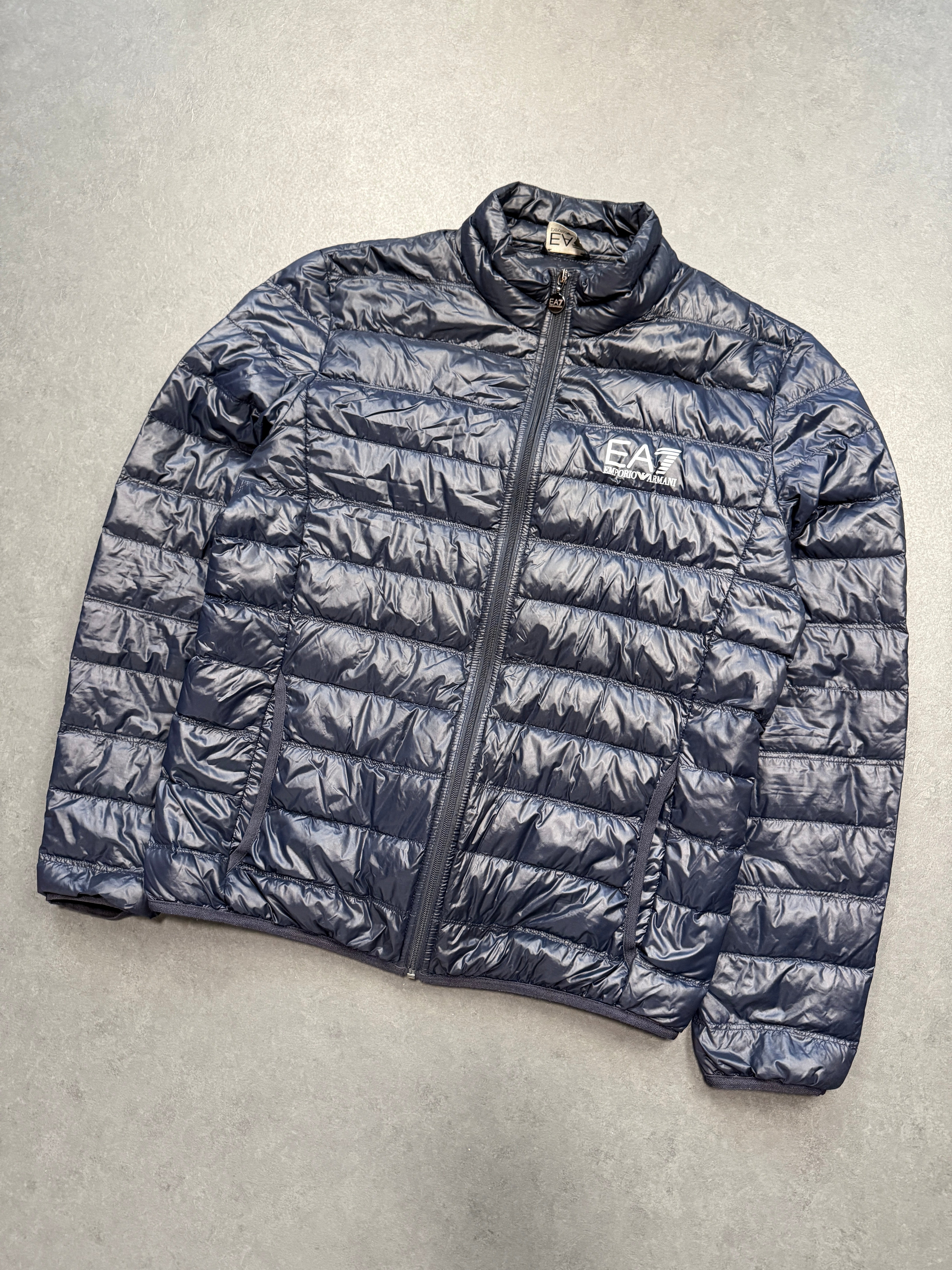 EA7 JACKE DUNKELBLAU GLÄNZEND (XL)