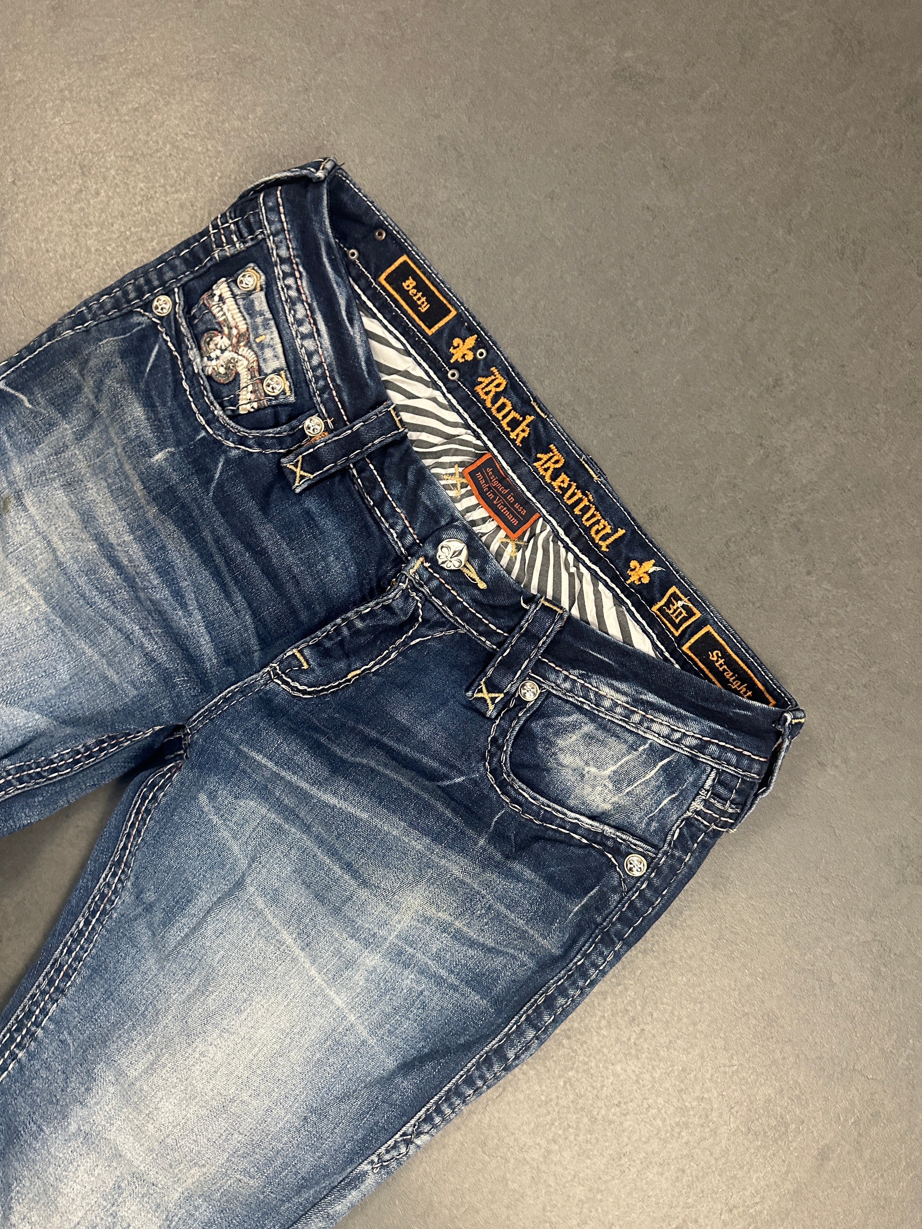 ROCK REVIVAL DAMEN JEANS (S/30)